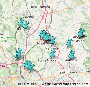 Mappa Piazza Comitato di Liberazione Nazionale, 00015 Monterotondo RM, Italia (8.6775)