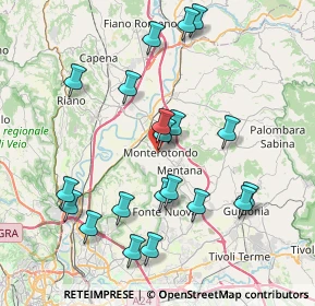 Mappa Piazza Comitato di Liberazione Nazionale, 00015 Monterotondo RM, Italia (8.595)