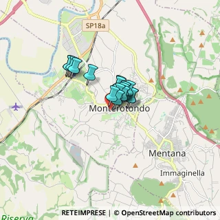 Mappa Via dante Alighieri, 00015 Monterotondo RM, Italia (0.91941)