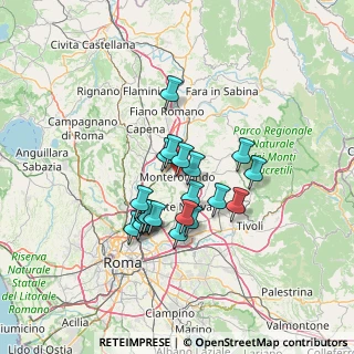 Mappa Via Bruno Buozzi, 00015 Monterotondo RM, Italia (11.217)