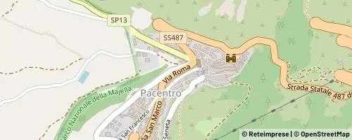 Mappa Pacentro