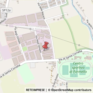 Mappa Via delle Macere, 20, 00060 Formello, Roma (Lazio)