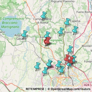 Mappa Via degli Olmetti, 00060 Olmetti RM, Italia (9.212)
