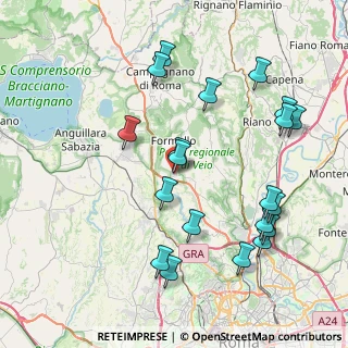 Mappa Via degli Olmetti, 00060 Olmetti RM, Italia (9.304)
