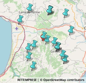 Mappa Vico x Garibaldi, 88025 Maida CZ, Italia (8.87)