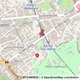 Mappa Via della Libertà, 199, 80055 Portici, Napoli (Campania)