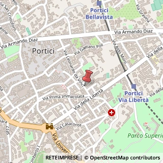 Mappa Viale Leonardo Da Vinci, 36, 80055 Portici, Napoli (Campania)
