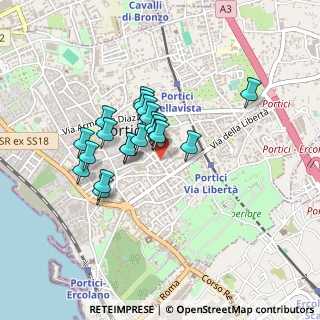 Mappa CAP, 80055 Portici NA, Italia (0.3465)