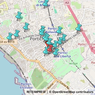 Mappa Viale Gian Lorenzo Bernini, 80055 Portici NA, Italia (0.411)