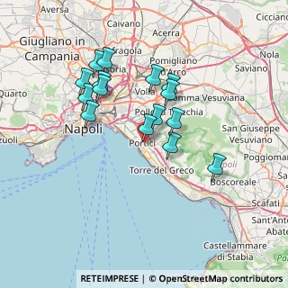 Mappa Viale Gian Lorenzo Bernini, 80055 Portici NA, Italia (6.75533)