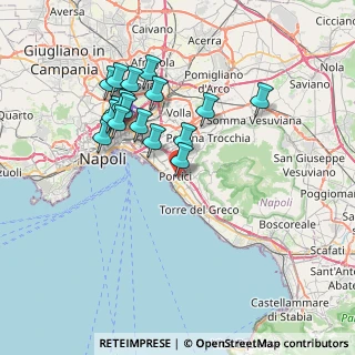 Mappa Viale Gian Lorenzo Bernini, 80055 Portici NA, Italia (7.40235)