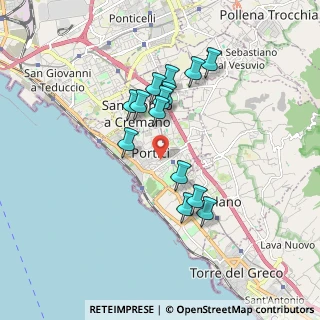 Mappa CAP, 80055 Portici NA, Italia (1.63786)