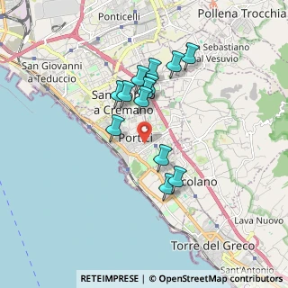 Mappa Viale Giotto, 80055 Portici NA, Italia (1.58615)