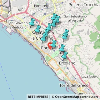 Mappa Viale Giotto, 80055 Portici NA, Italia (1.65214)