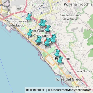 Mappa CAP, 80055 Portici NA, Italia (1.30615)
