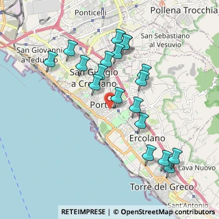 Mappa CAP, 80055 Portici NA, Italia (2.1)