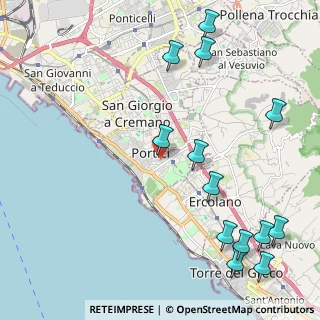 Mappa CAP, 80055 Portici NA, Italia (2.98615)