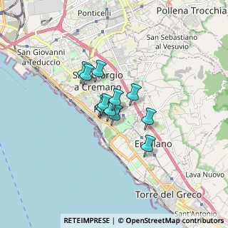 Mappa CAP, 80055 Portici NA, Italia (1.00833)