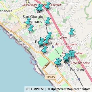 Mappa Viale Giotto, 80055 Portici NA, Italia (1.0315)