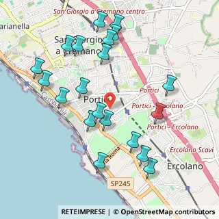 Mappa CAP, 80055 Portici NA, Italia (1.187)