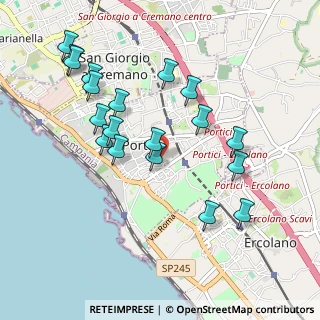 Mappa CAP, 80055 Portici NA, Italia (1.06684)