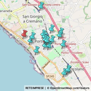 Mappa Viale Giotto, 80055 Portici NA, Italia (0.7775)