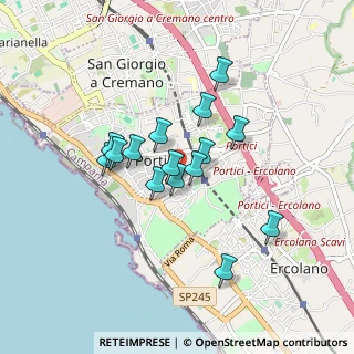 Mappa CAP, 80055 Portici NA, Italia (0.73267)