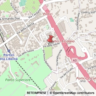 Mappa Via della Salute, 45, 80055 Portici, Napoli (Campania)