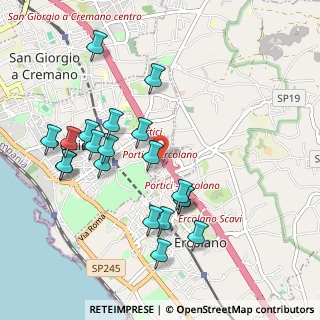 Mappa Via Madonnelle, 80055 Portici NA, Italia (1.0865)