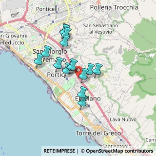 Mappa Via Madonnelle, 80055 Portici NA, Italia (1.49267)