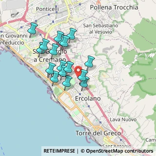 Mappa Via Madonnelle, 80055 Portici NA, Italia (1.66235)