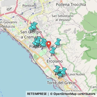 Mappa Via Madonnelle, 80055 Portici NA, Italia (1.73154)
