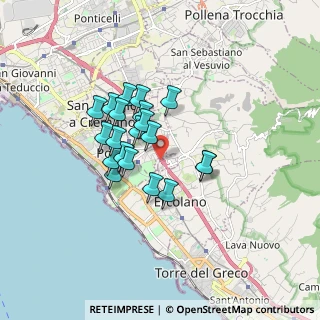 Mappa Via Madonnelle, 80055 Portici NA, Italia (1.383)