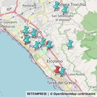 Mappa Via Madonnelle, 80055 Portici NA, Italia (2.145)