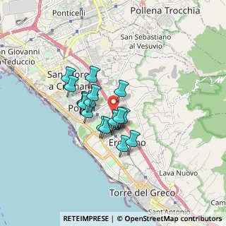 Mappa Via Madonnelle, 80055 Portici NA, Italia (1.22789)