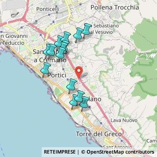 Mappa Via Madonnelle, 80055 Portici NA, Italia (1.88357)