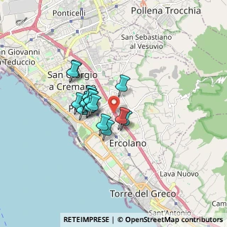 Mappa Via Madonnelle, 80055 Portici NA, Italia (1.22294)