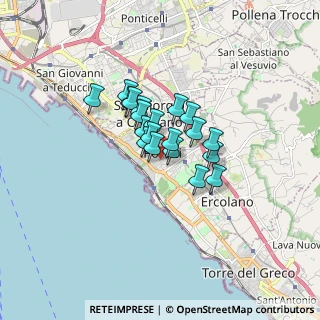 Mappa Cortile Privato Reanella, 80055 Portici NA, Italia (1.089)