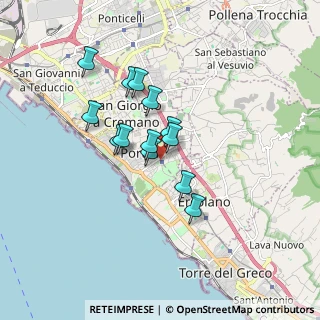 Mappa Viale Stazione, 80055 Portici NA, Italia (1.39923)