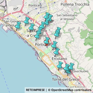 Mappa Viale Stazione, 80055 Portici NA, Italia (2.06316)