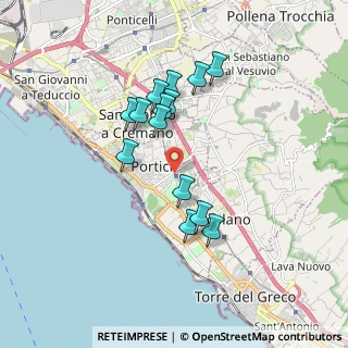 Mappa Viale Stazione, 80055 Portici NA, Italia (1.66571)