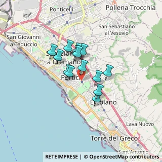 Mappa Viale Stazione, 80055 Portici NA, Italia (1.265)
