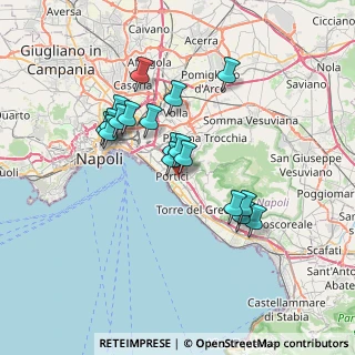 Mappa Viale Stazione, 80055 Portici NA, Italia (6.53444)