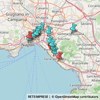 Mappa Viale Stazione, 80055 Portici NA, Italia (6.22588)
