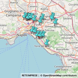 Mappa Viale Stazione, 80055 Portici NA, Italia (7.32056)