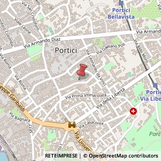 Mappa Via Benvenuto Cellini, 6, 80055 Portici, Napoli (Campania)