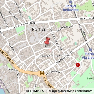 Mappa Via Benvenuto Cellini, 8, 80055 Portici, Napoli (Campania)
