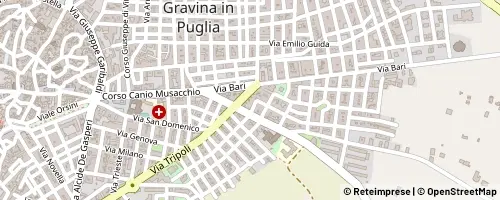 Mappa Gravina in Puglia