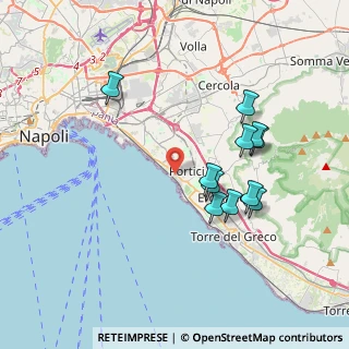 Mappa Viale II Camaggio, 80055 Portici NA, Italia (3.79273)