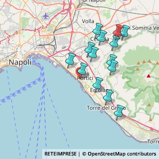 Mappa Viale II Camaggio, 80055 Portici NA, Italia (3.90714)